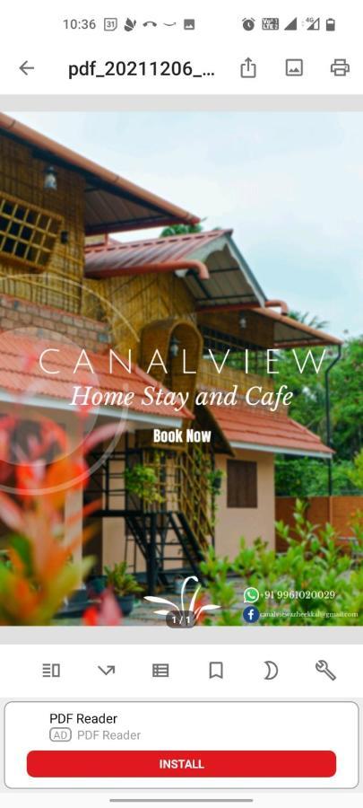 Canalview Private Cottage Azhikkal Ayiram Thengu Panmana Екстериор снимка